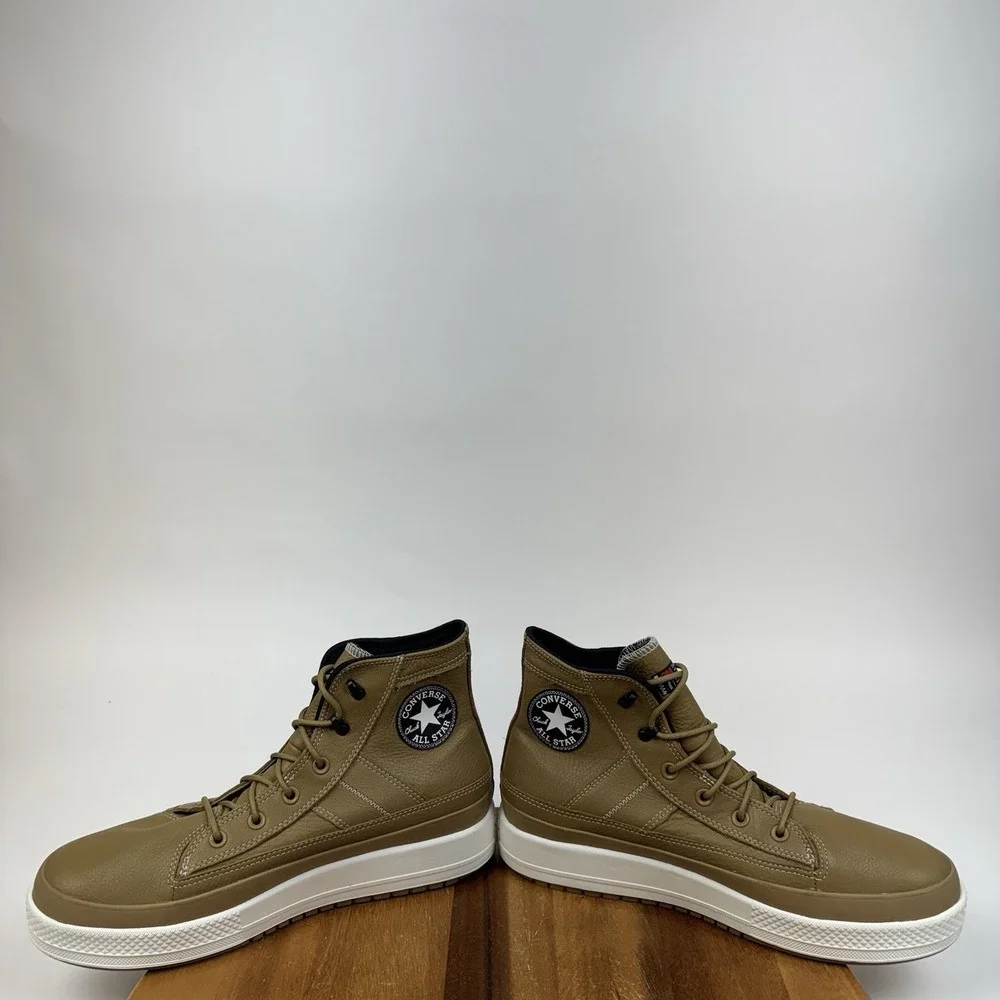 New Mens Converse CTAS Equip Toadstool Tan Leather Waterproof Sneakers Size 11 D